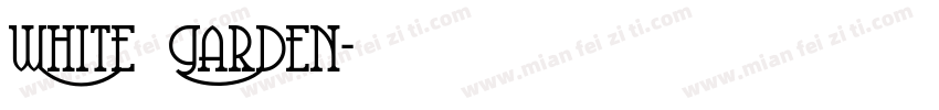 White Garden字体转换
